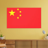 Flagge Chinas Leinwanddruck (Insitu (Wohnzimmer))