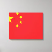 Flagge Chinas Leinwanddruck (Vorderseite)