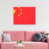 Flagge Chinas Leinwanddruck (Insitu (Wohnzimmer))