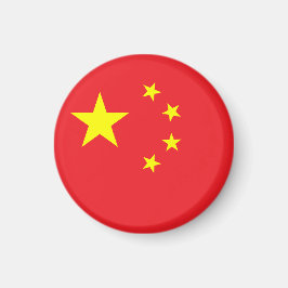 Flagge Chinas Magnet