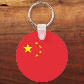 Flagge Chinas Schlüsselanhänger (Rückseite)