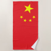 Flagge Chinas Strandtuch (Vorderseite)