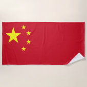 Flagge Chinas Strandtuch (Vorderseite)