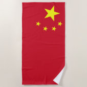 Flagge Chinas Strandtuch (Vorderseite)