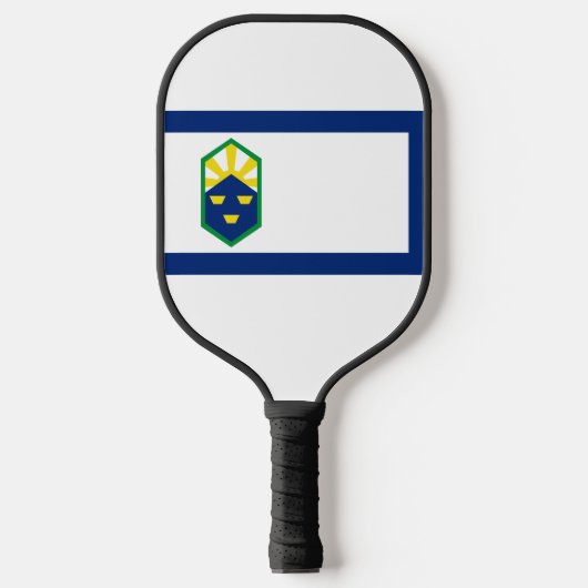 Flagge Colorado Springs, Colorado Pickleball Schläger (Vorderseite)