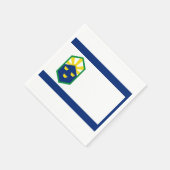 Flagge Colorado Springs, Colorado Serviette (Ecke)