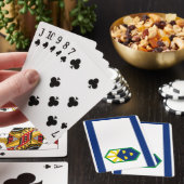 Flagge Colorado Springs, Colorado Spielkarten (In Situ)