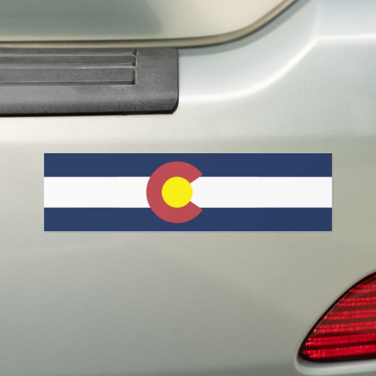 Flagge Colorados Autoaufkleber (Auf Auto)