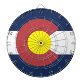 Flagge Colorados Dartscheibe (vorne)
