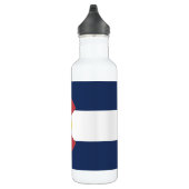 Flagge Colorados Edelstahlflasche (Rechts)