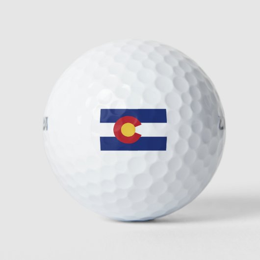 Flagge Colorados Golfball (Vorderseite)