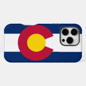 Flagge Colorados iPhone Hülle (Rückseite (Horizontal))