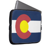 Flagge Colorados Laptopschutzhülle (Vorne Rechts)