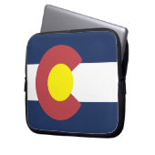 Flagge Colorados Laptopschutzhülle (Vorderseite Links)