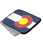 Flagge Colorados Laptopschutzhülle (Vorne Knopf)