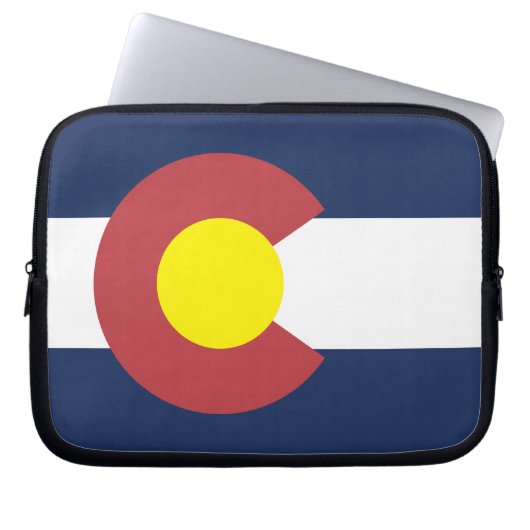 Flagge Colorados Laptopschutzhülle (Vorderseite)