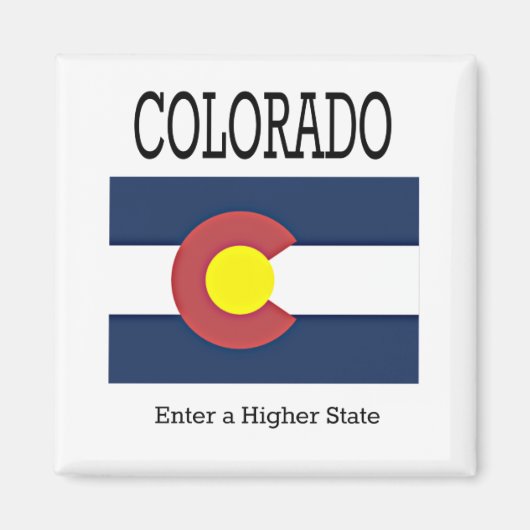 Flagge Colorados Magnet (Vorne)