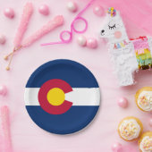 Flagge Colorados Pappteller (Party)