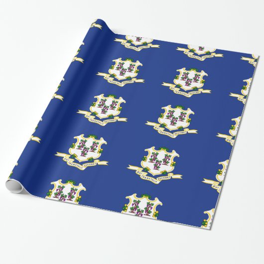 Flagge Connecticut Geschenkpapier (Ungerollt)