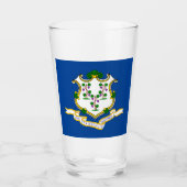 Flagge Connecticut Glas (Vorderseite)
