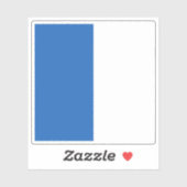 Flagge Cossonay, Schweiz Aufkleber (Blatt)