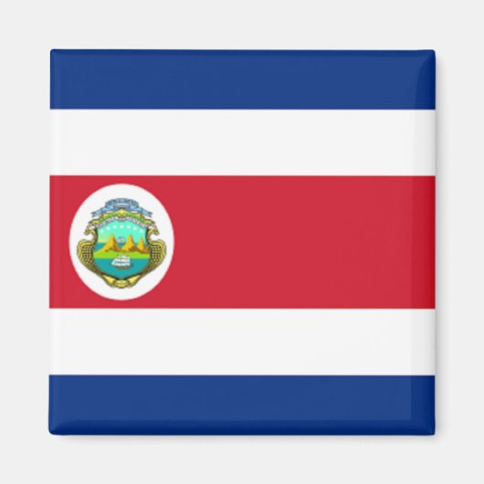 Flagge Costa Rica Magnet (Vorne)