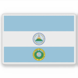 Flagge Costa Ricas (1824) Aufkleber