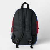 Flagge Costa Ricas Bedruckter Rucksack (Rückseite)