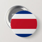 Flagge Costa Ricas Button (Vorne & Hinten)