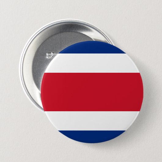 Flagge Costa Ricas Button (Vorne & Hinten)