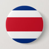 Flagge Costa Ricas Button (Vorderseite)
