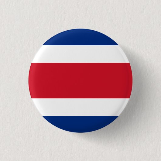 Flagge Costa Ricas Button (Vorderseite)
