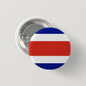 Flagge Costa Ricas Button (Vorne & Hinten)