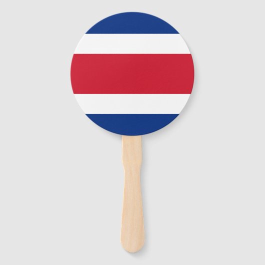 Flagge Costa Ricas Fächer (Vorderseite)
