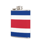 Flagge Costa Ricas Flachmann (Links)