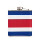 Flagge Costa Ricas Flachmann (Rückseite)