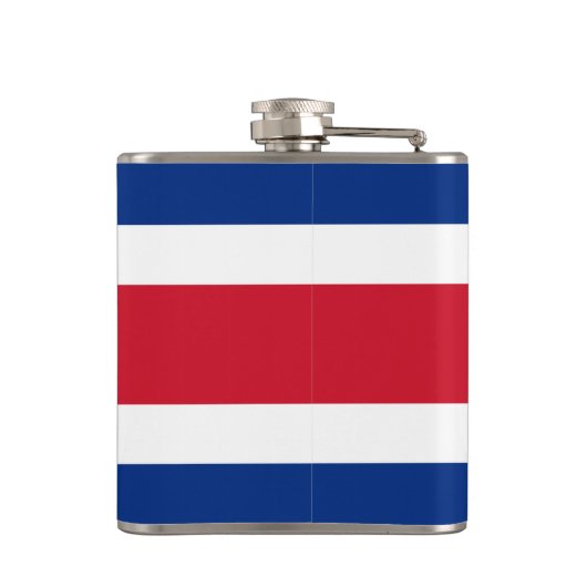 Flagge Costa Ricas Flachmann (Rückseite)