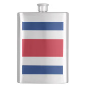 Flagge Costa Ricas Flachmann (Vorderseite)