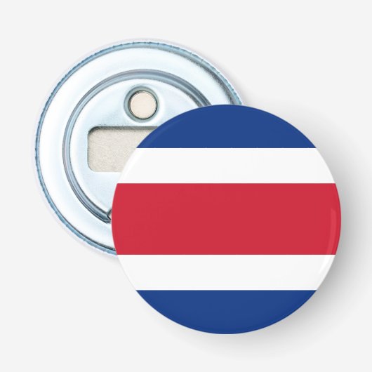 Flagge Costa Ricas Flaschenöffner (Vorderseite)