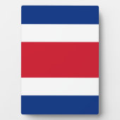 Flagge Costa Ricas Fotoplatte (Vorderseite)