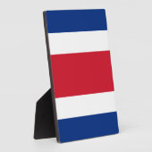 Flagge Costa Ricas Fotoplatte (Seite)