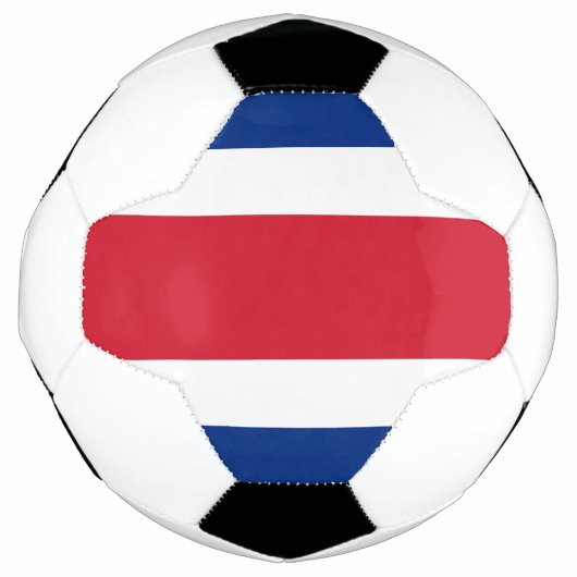 Flagge Costa Ricas Fußball (Vorderseite)