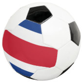 Flagge Costa Ricas Fußball (Dreiviertel)
