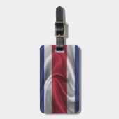 Flagge Costa Ricas Gepäckanhänger (Vorderseite vertikal)