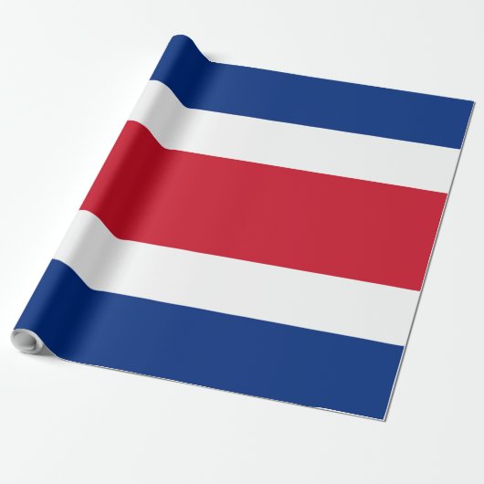 Flagge Costa Ricas Geschenkpapier (Ungerollt)