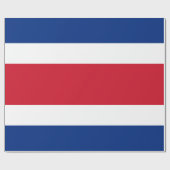 Flagge Costa Ricas Geschenkpapier (Flach)