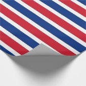 Flagge Costa Ricas Geschenkpapier (Ecke)