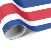 Flagge Costa Ricas Geschenkpapier (Rolleneckpunkt)