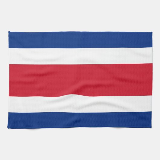 Flagge Costa Ricas Geschirrtuch (Horizontal)