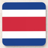 Flagge Costa Ricas Getränkeuntersetzer (Vorderseite)